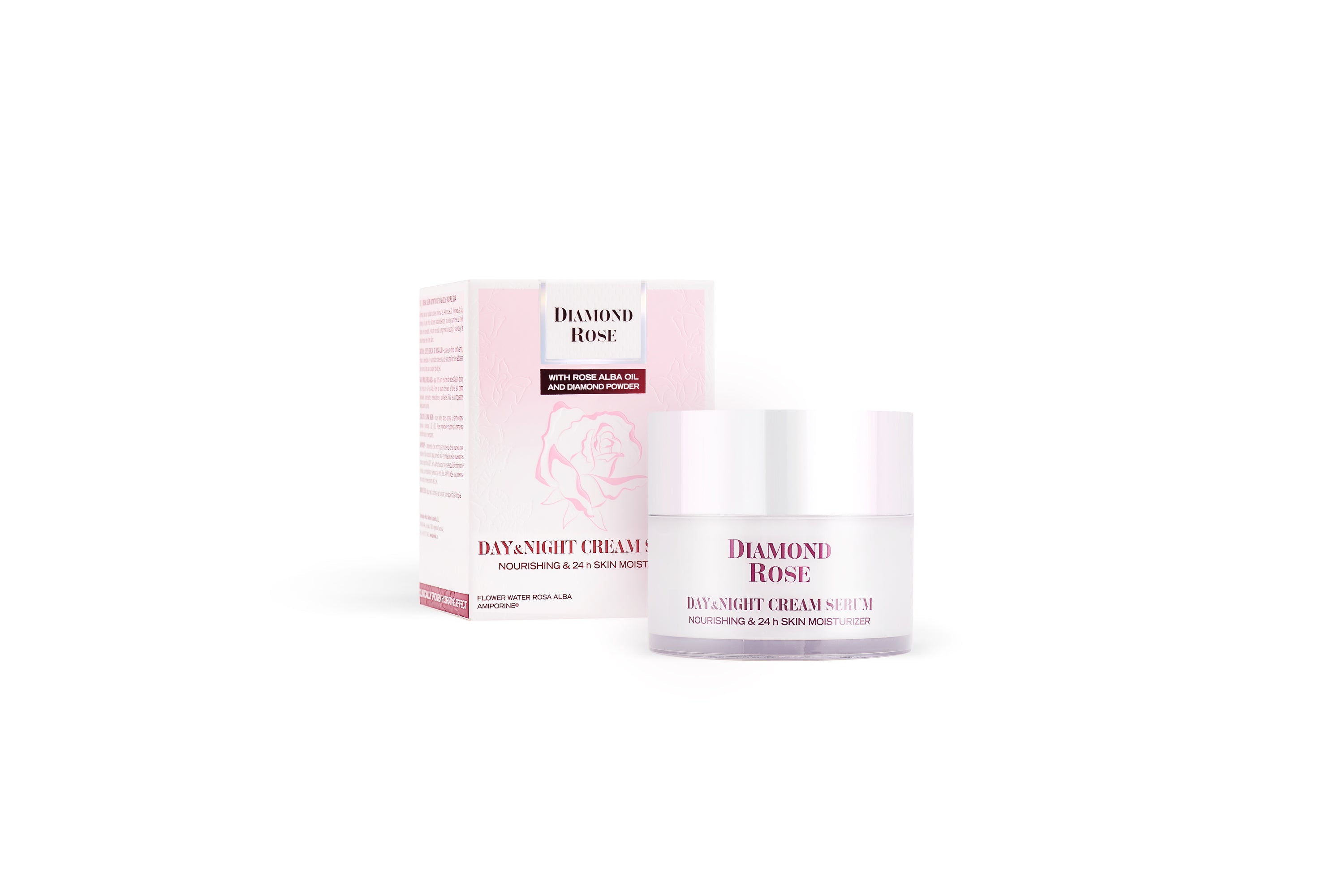 Day & night cream serum for dry skin Diamond Rose Biofresh - 50 ml.