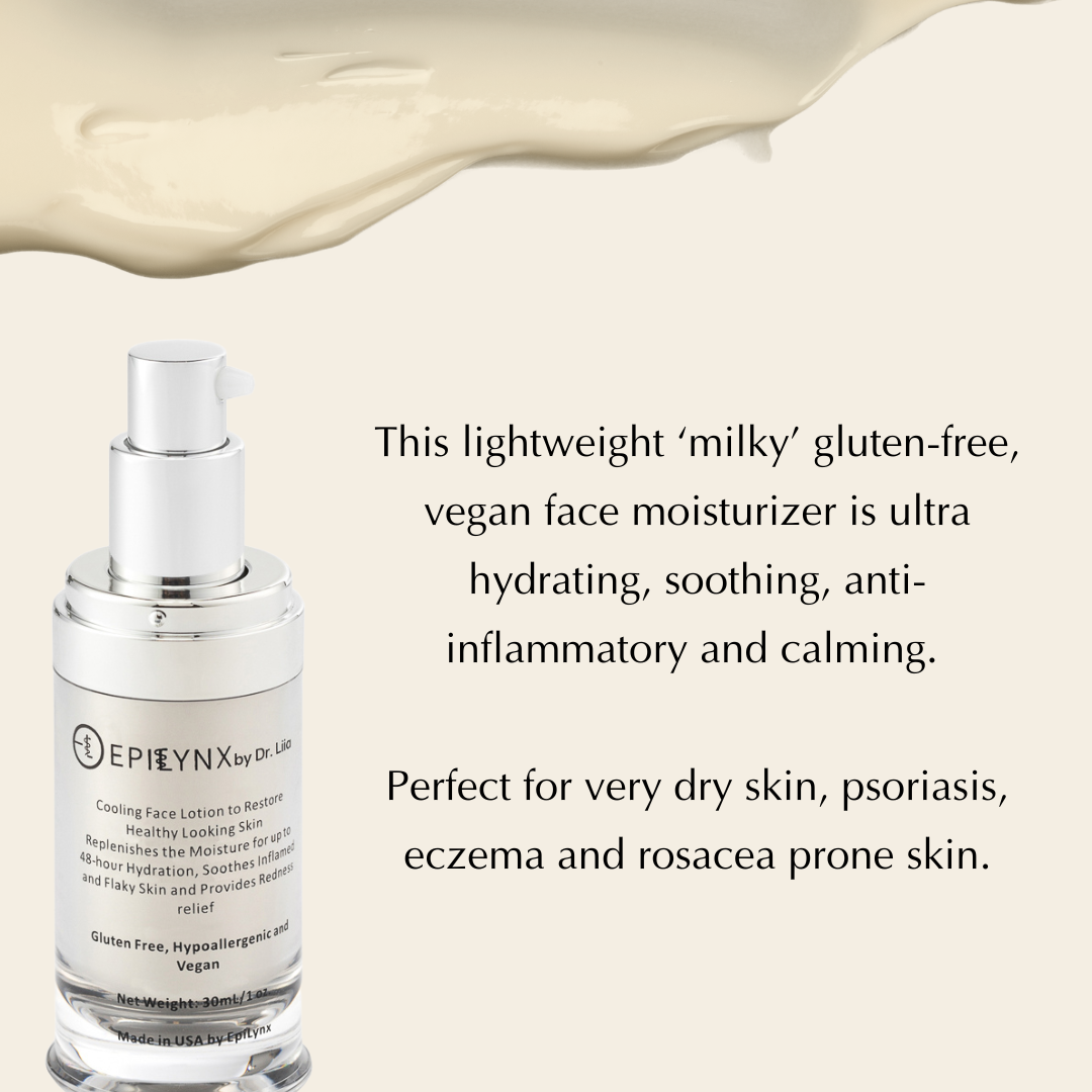 Lightweight Face Moisturizer for Sensitive & Dry Skin – Calming &