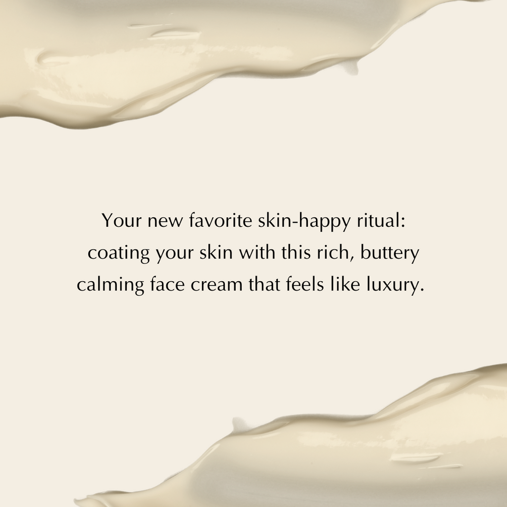 Rich Calming Cream for Dry, Stressed & Sensitive Skin - Vegan,