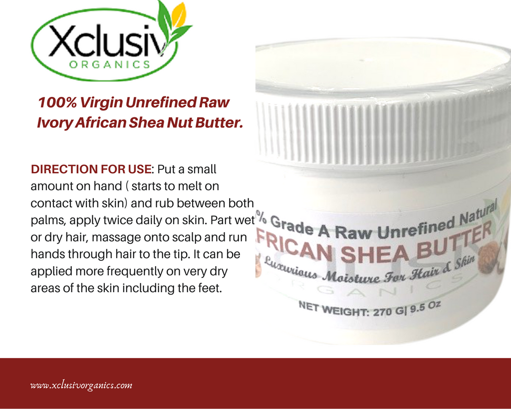 Raw Shea Butter Unrefined | Creamy Chunks| 250g