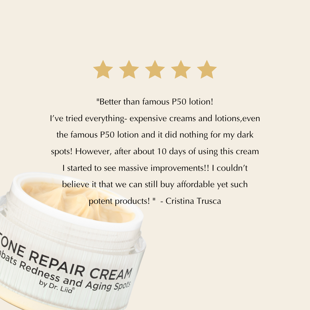 Brightening Tone Repair Cream for Dark Spots & Uneven Skin – Vegan &