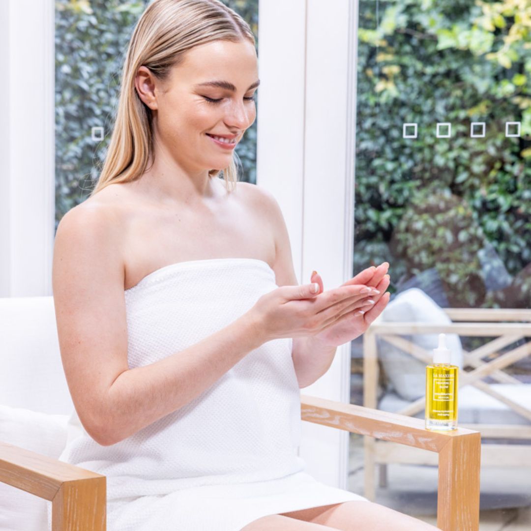Body Oil for Dry Skin Over 50 | Deep Nourishing Glow Oil – LA MAXIME