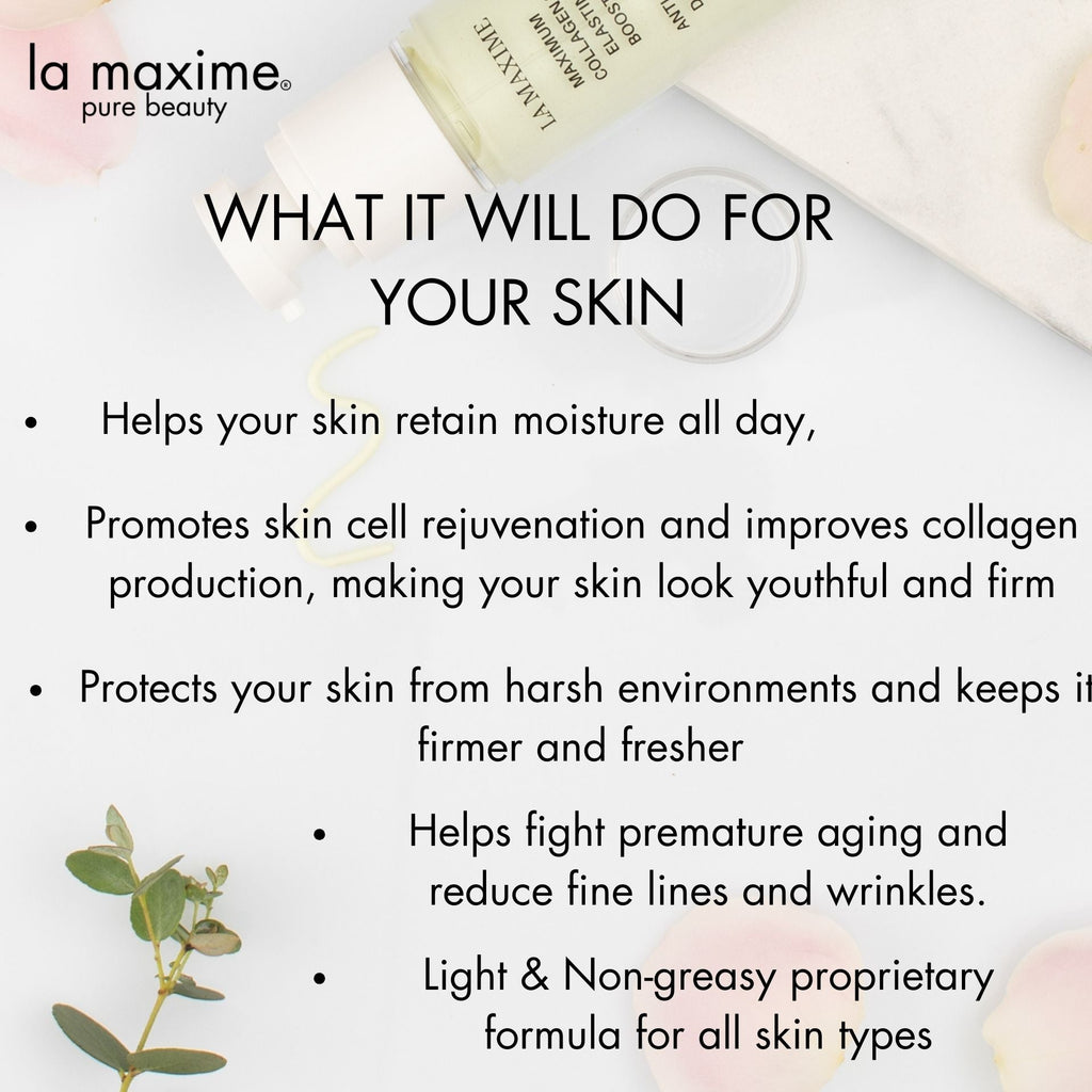 Firming Day Cream for Mature Skin Over 50 | Collagen & Elastin Booster