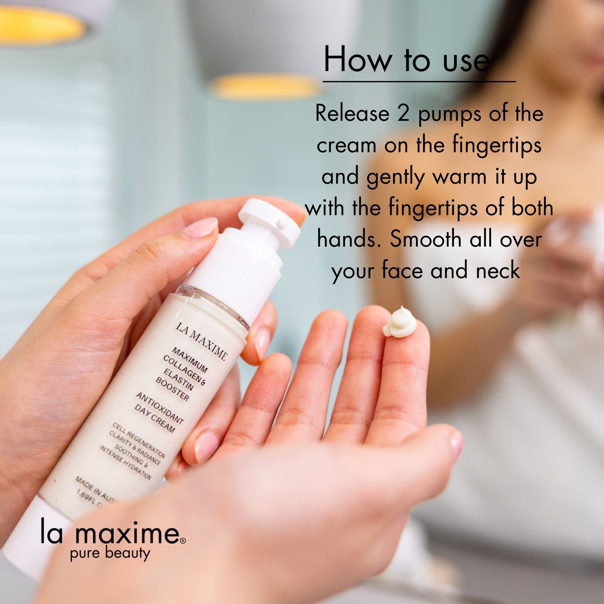 Firming Day Cream for Mature Skin Over 50 | Collagen & Elastin Booster