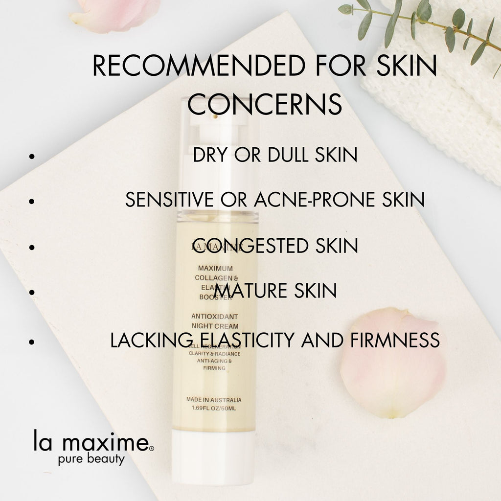 Best Night Cream for Mature Skin Over 50 | Deep Repair & Firming – LA