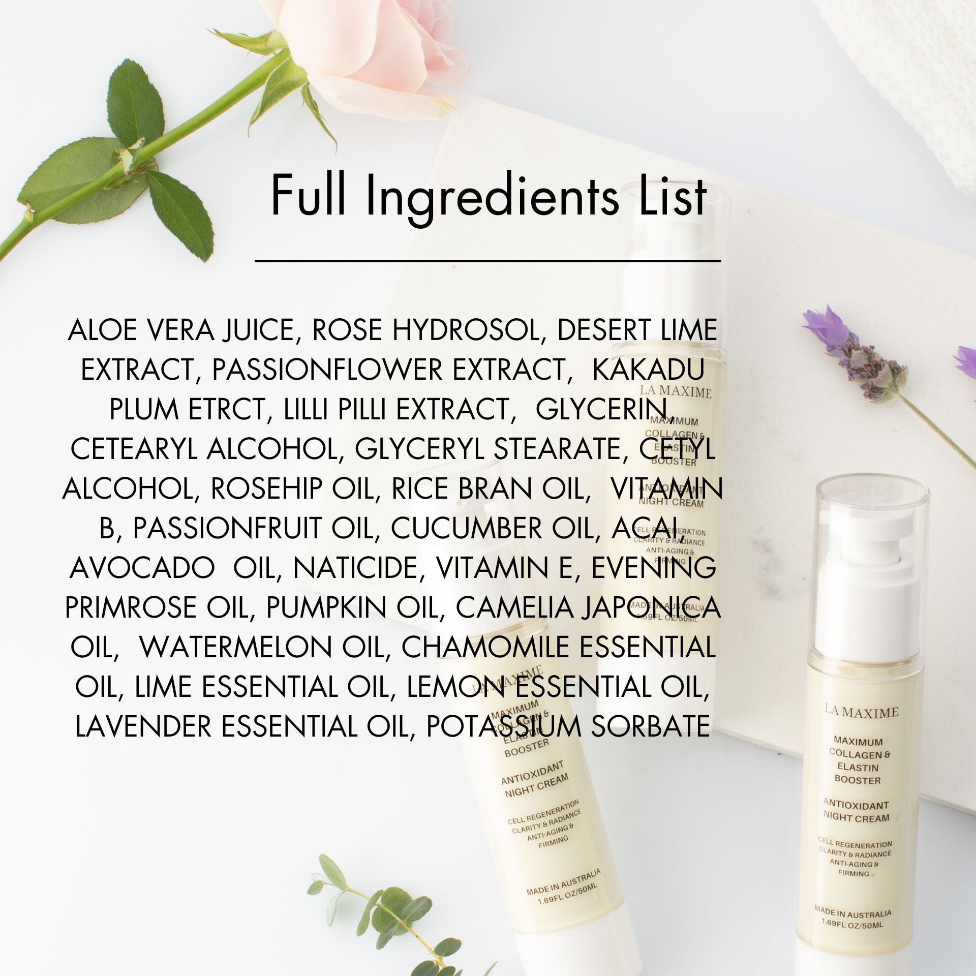 Best Night Cream for Mature Skin Over 50 | Deep Repair & Firming – LA