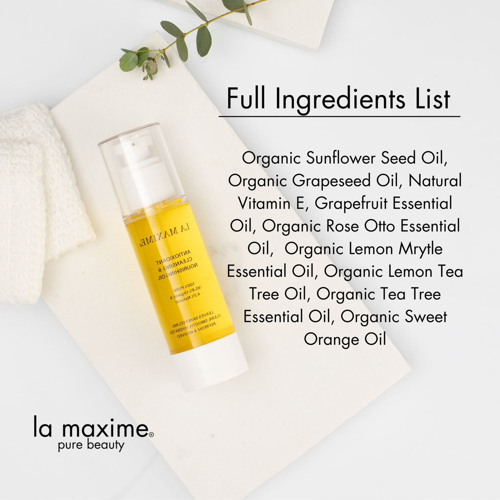 Cleansing Oil for Mature Skin Over 50 | Removes Makeup & Nourishes –