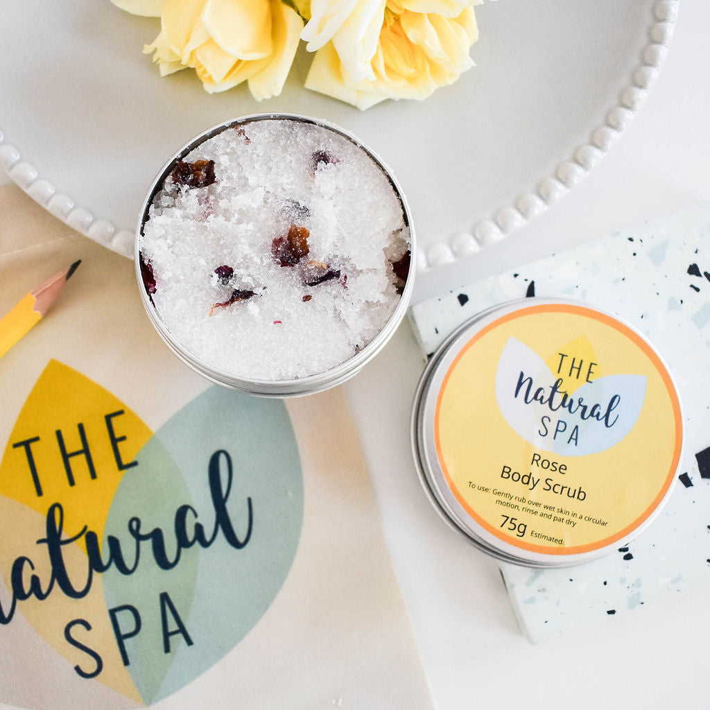 Rose Sugar Scrub | Natural Exfoliating Body Scrub for Smooth, Glowing