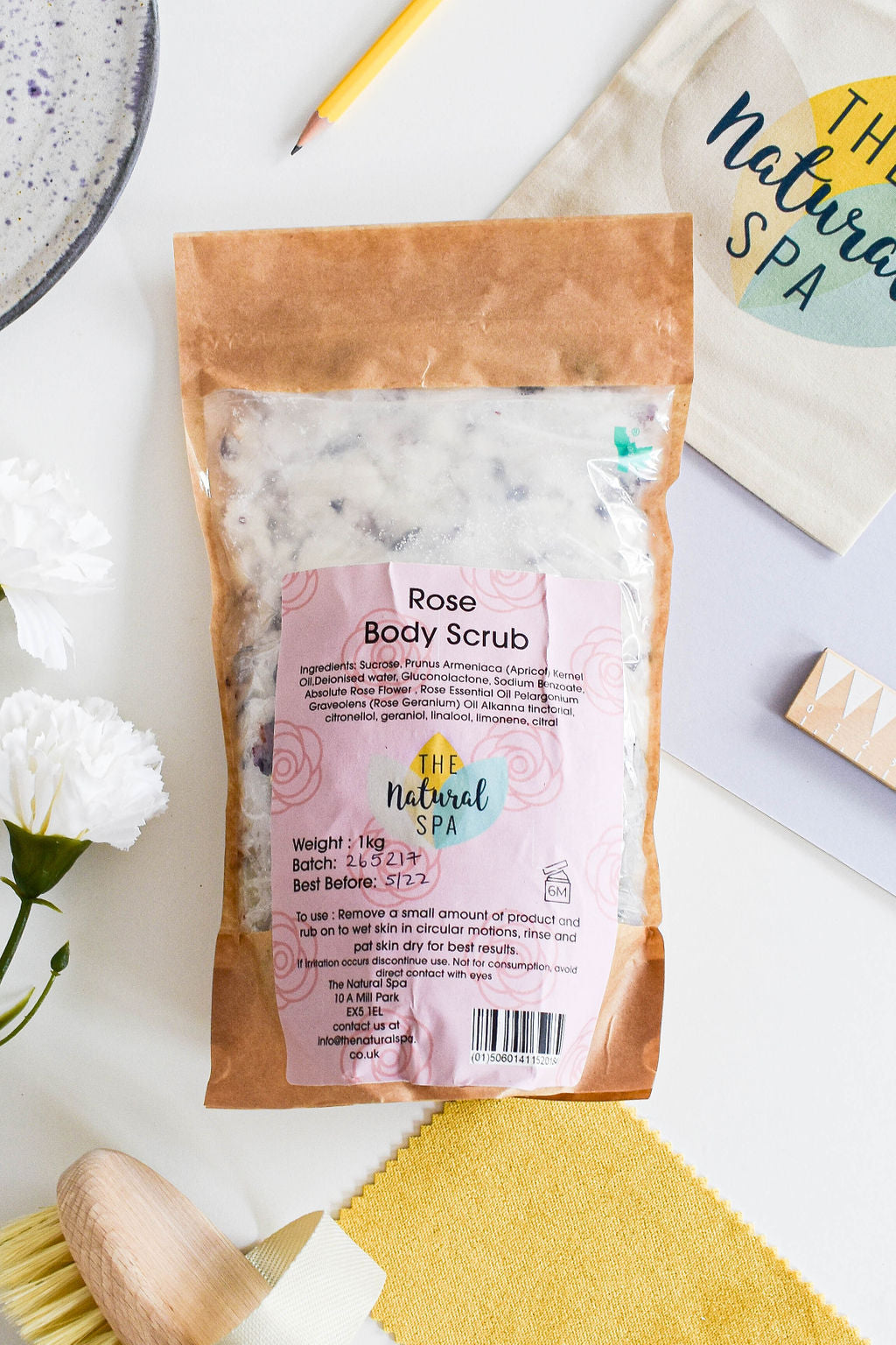 Rose Sugar Scrub | Natural Exfoliating Body Scrub for Smooth, Glowing