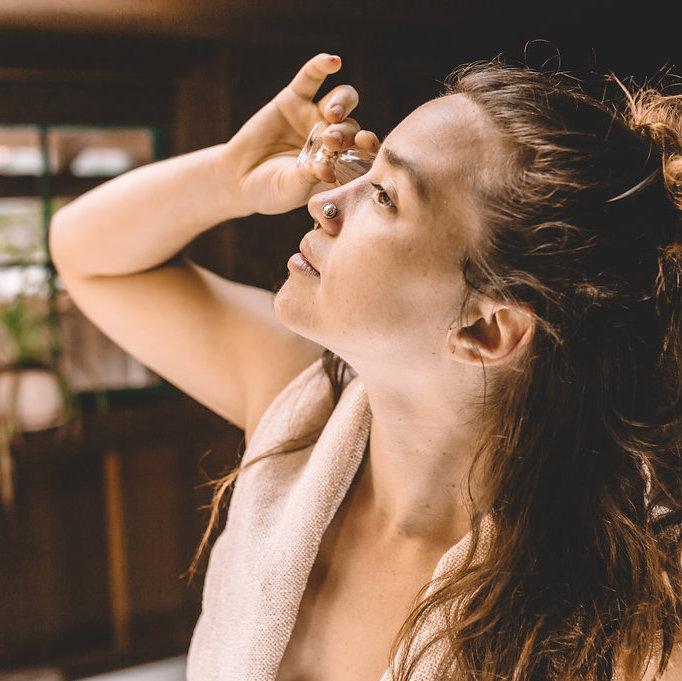 Glass Eye Wash Cup | Ayurvedic Eye Cleansing to Hydrate & Brighten