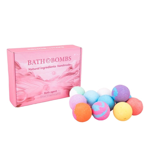 Bath Bomb Gift Set – Luxury Fizzy Aromatherapy for Home Spa