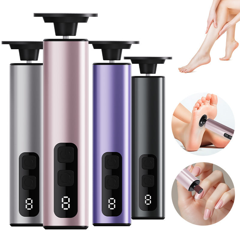 9-level adjustable rechargeable foot grinder for removing dead skin
