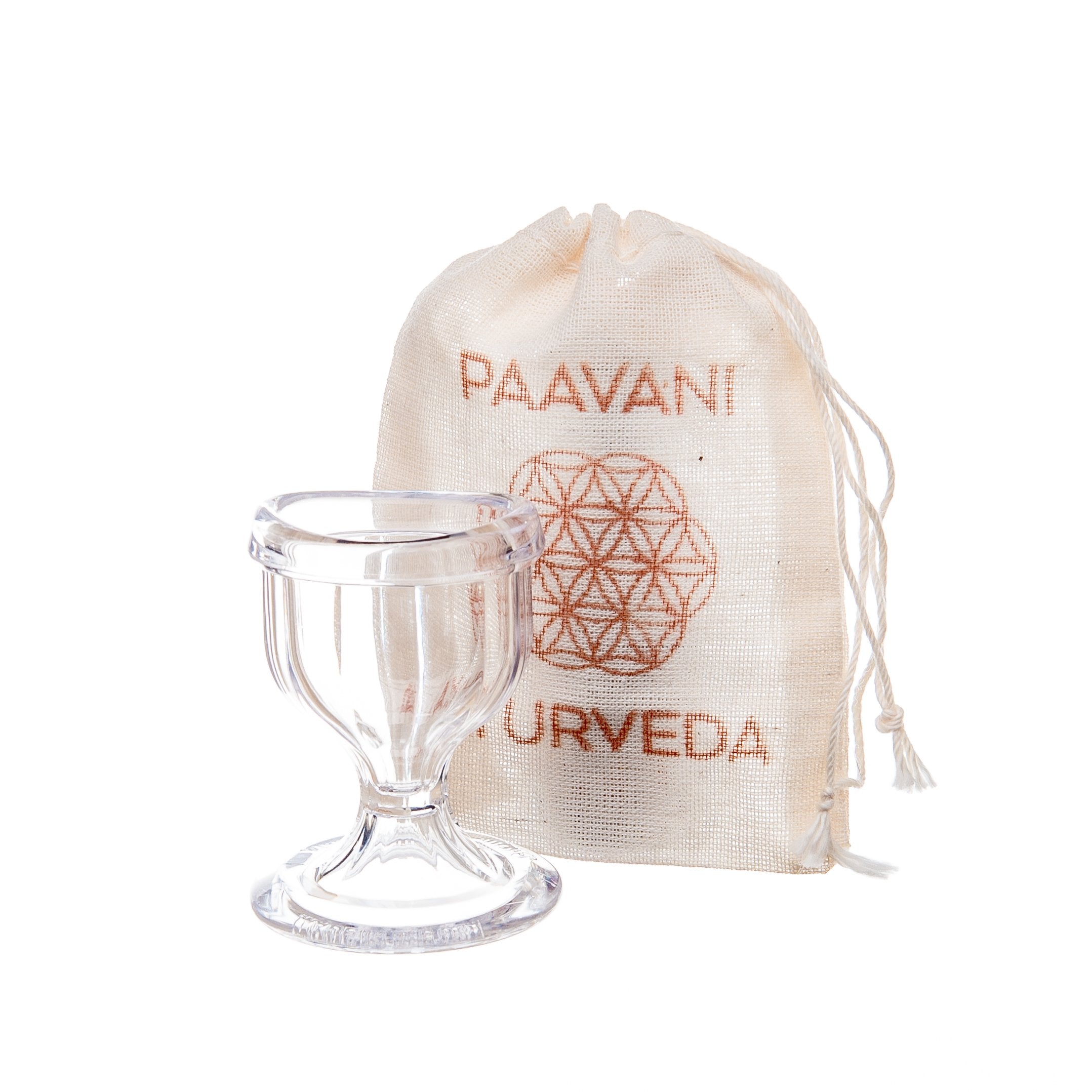 Glass Eye Wash Cup | Ayurvedic Eye Cleansing to Hydrate & Brighten