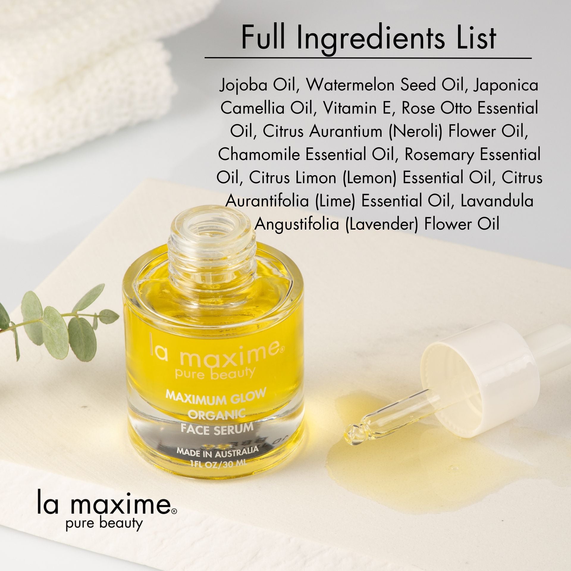 Deep Hydration Serum for Mature Skin Over 50 | Maximum Glow Serum – LA