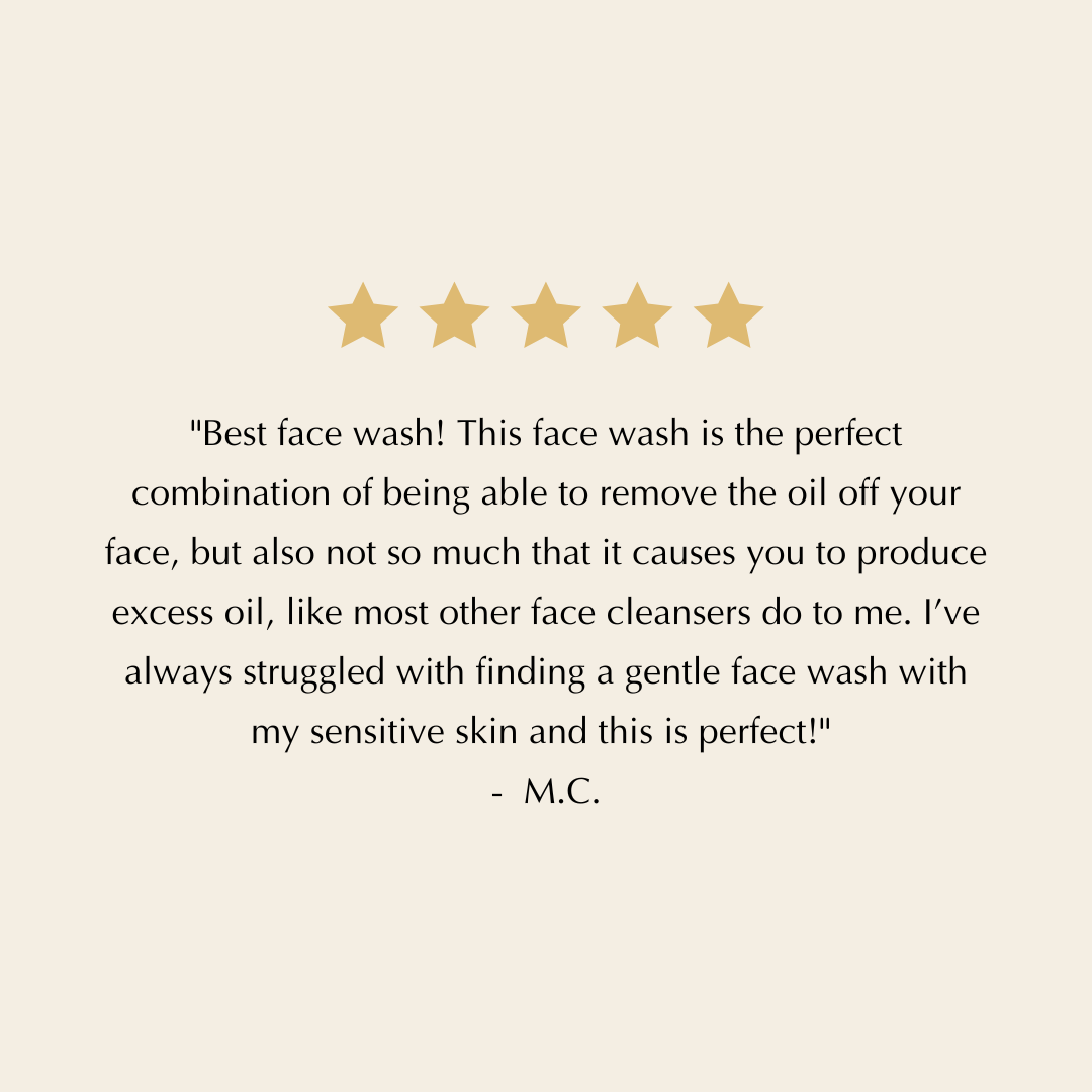 Gentle Foaming Facial Cleanser – Aloe, Apple & Ashwagandha for All
