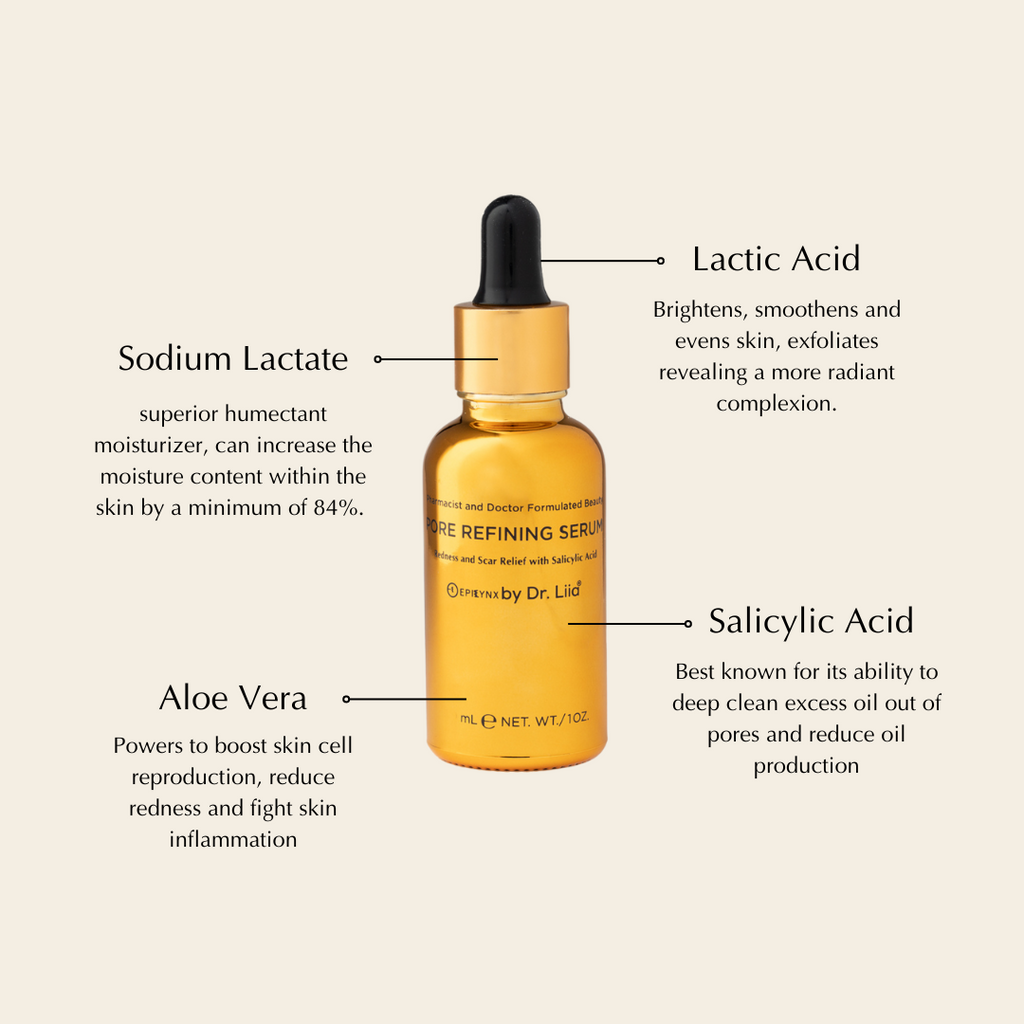 Pore Refining & Redness Relief Serum – Vegan, Gluten-Free,