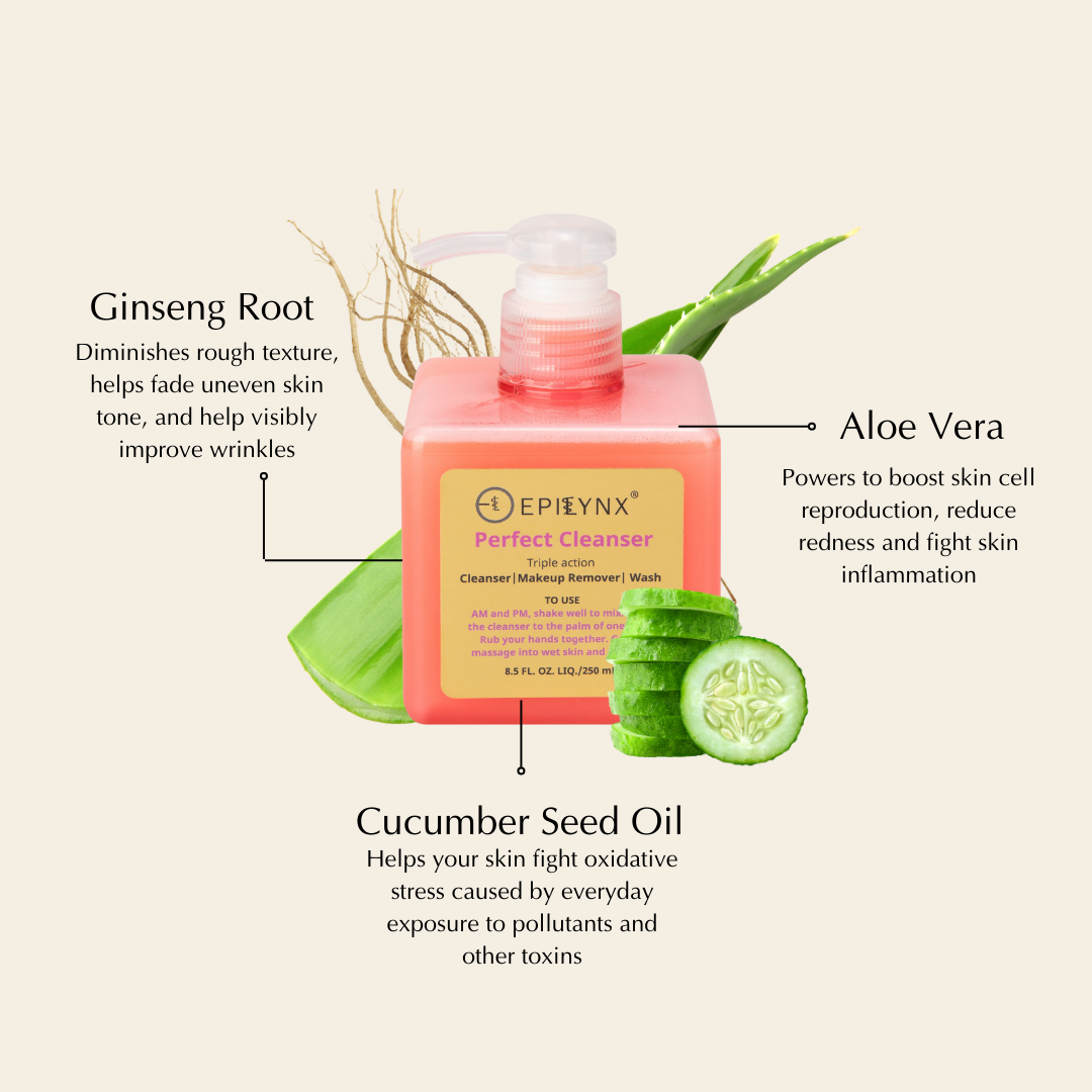Gentle Hydrating Facial Cleanser – Aloe, Cucumber & Antioxidants