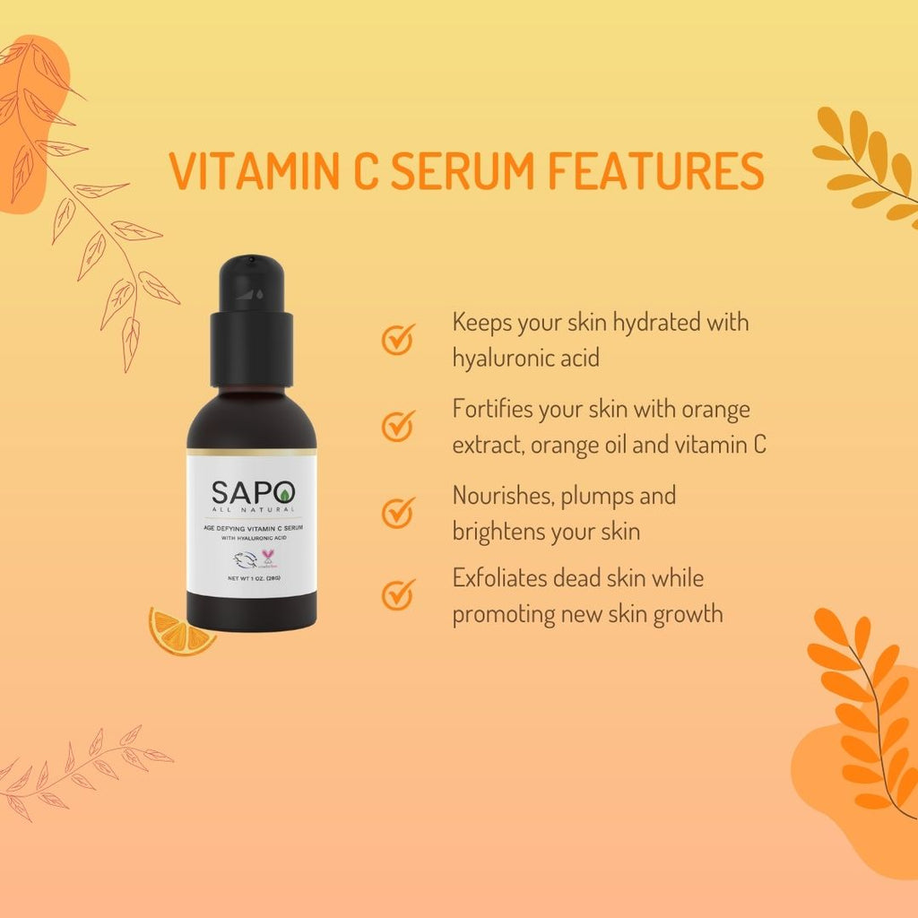 Sapo Vitamin C Serum for Face with Sodium Ascorbyl Phosphate,