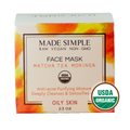 FACE MASK - Match Tea Moringa for Oily Skin - Organic & Vegan