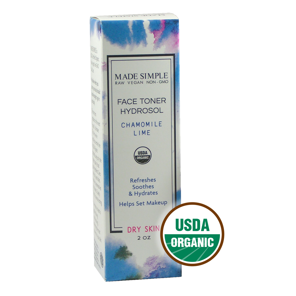 FACE TONER - Chamomile Lime for Dry Skin - Organic & Vegan