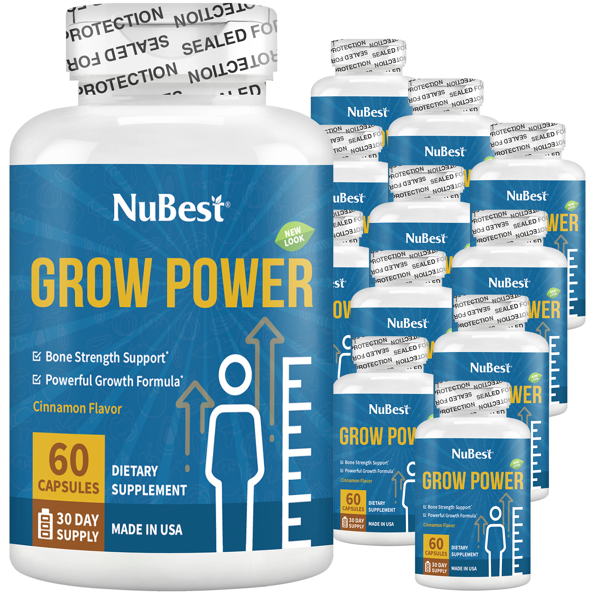 Grow Power Growth Support for Kids & Teens, 60 Capsules