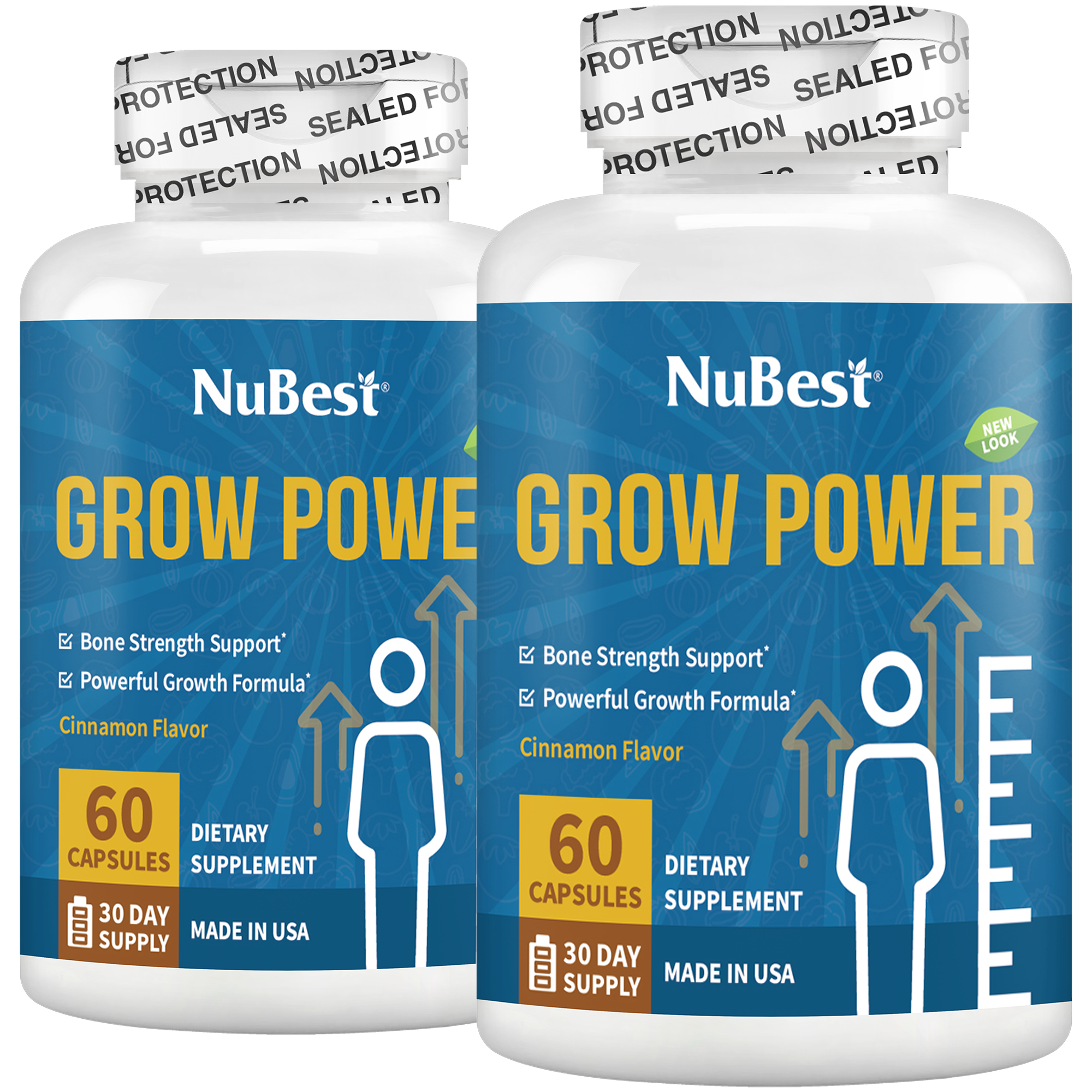 Grow Power Growth Support for Kids & Teens, 60 Capsules