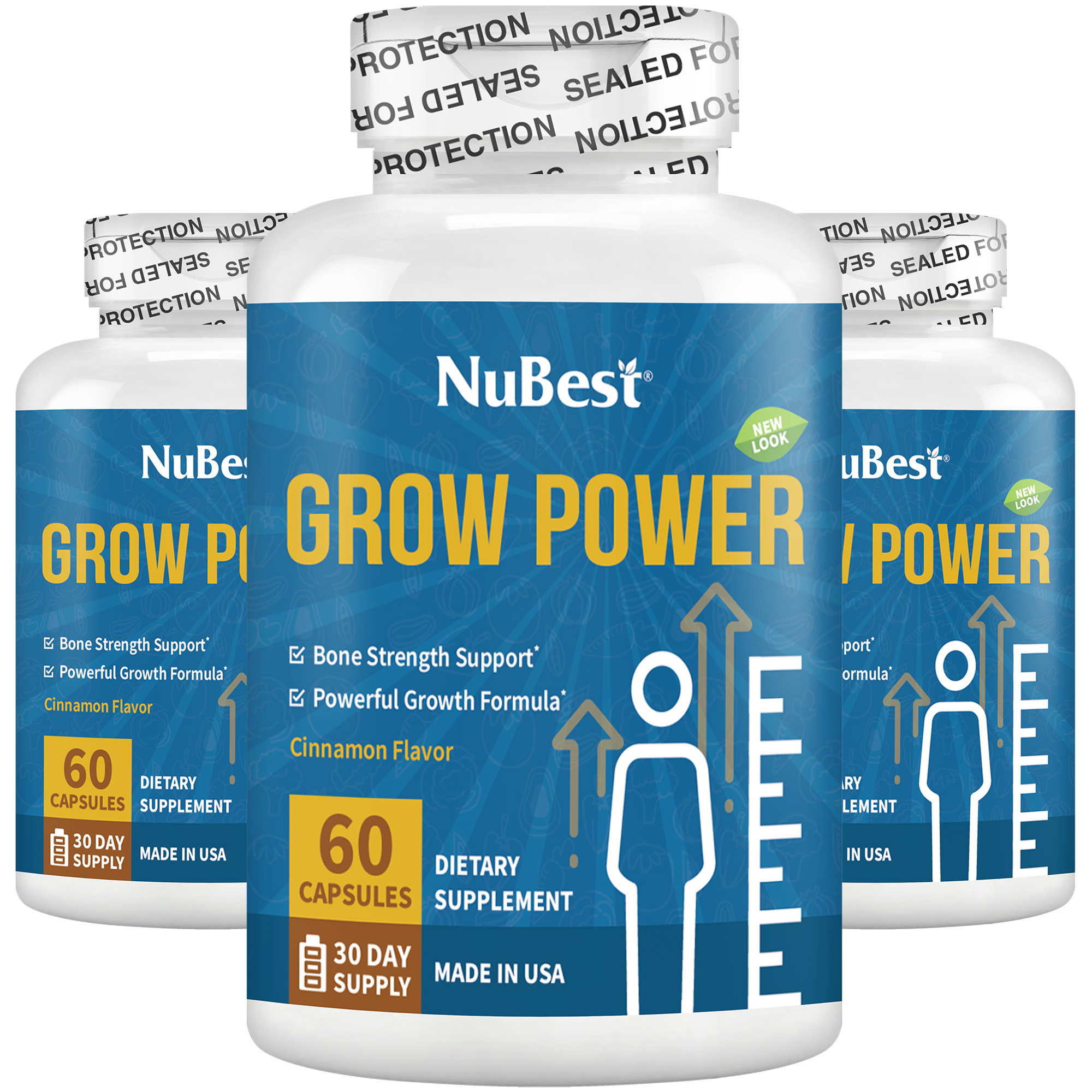 Grow Power Growth Support for Kids & Teens, 60 Capsules