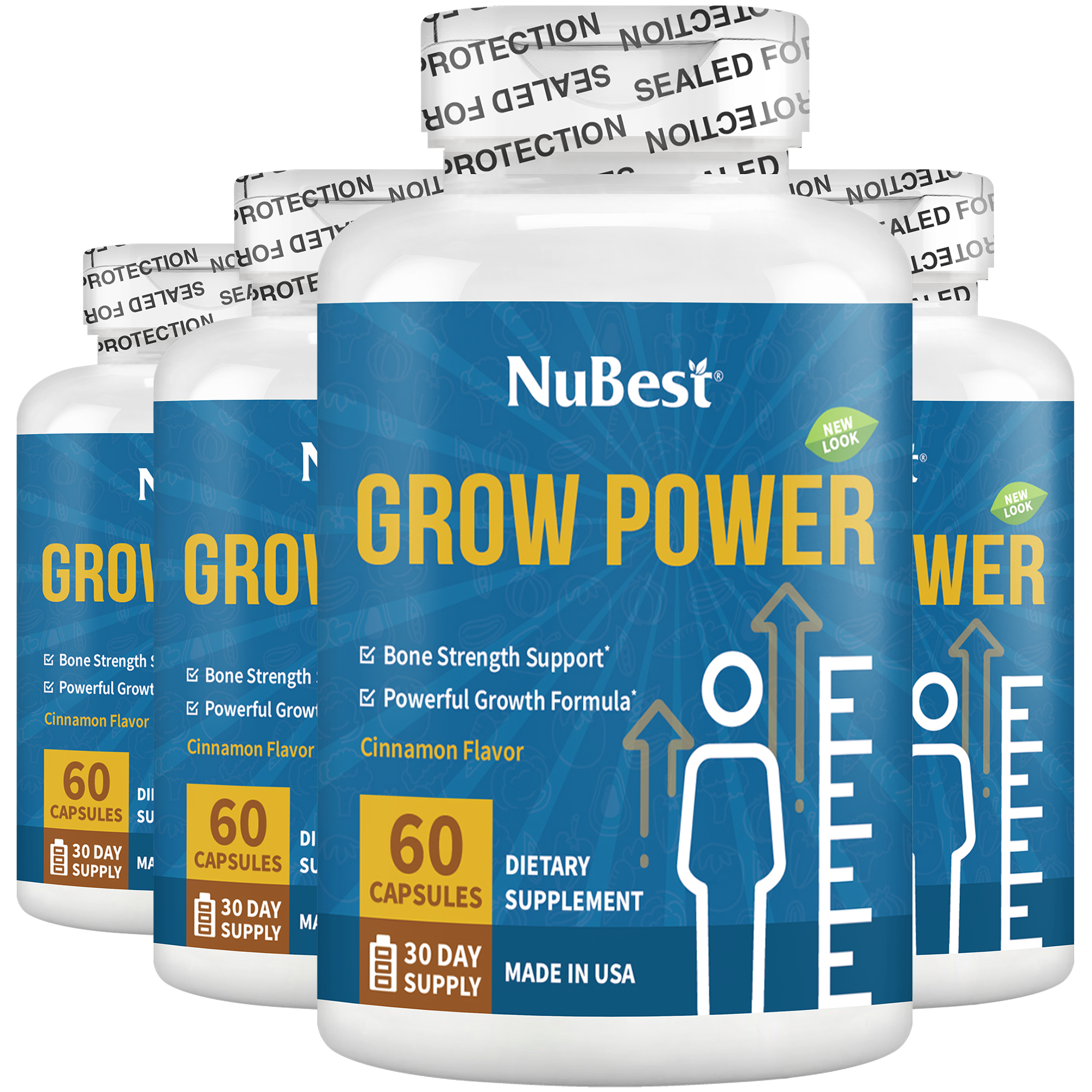 Grow Power Growth Support for Kids & Teens, 60 Capsules