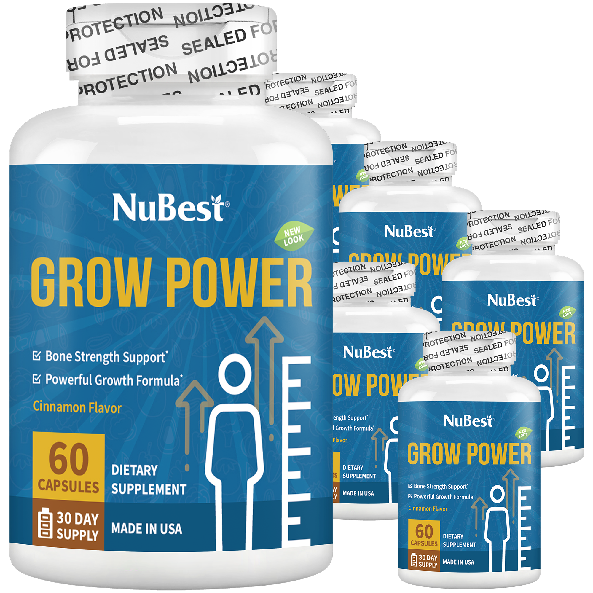 Grow Power Growth Support for Kids & Teens, 60 Capsules