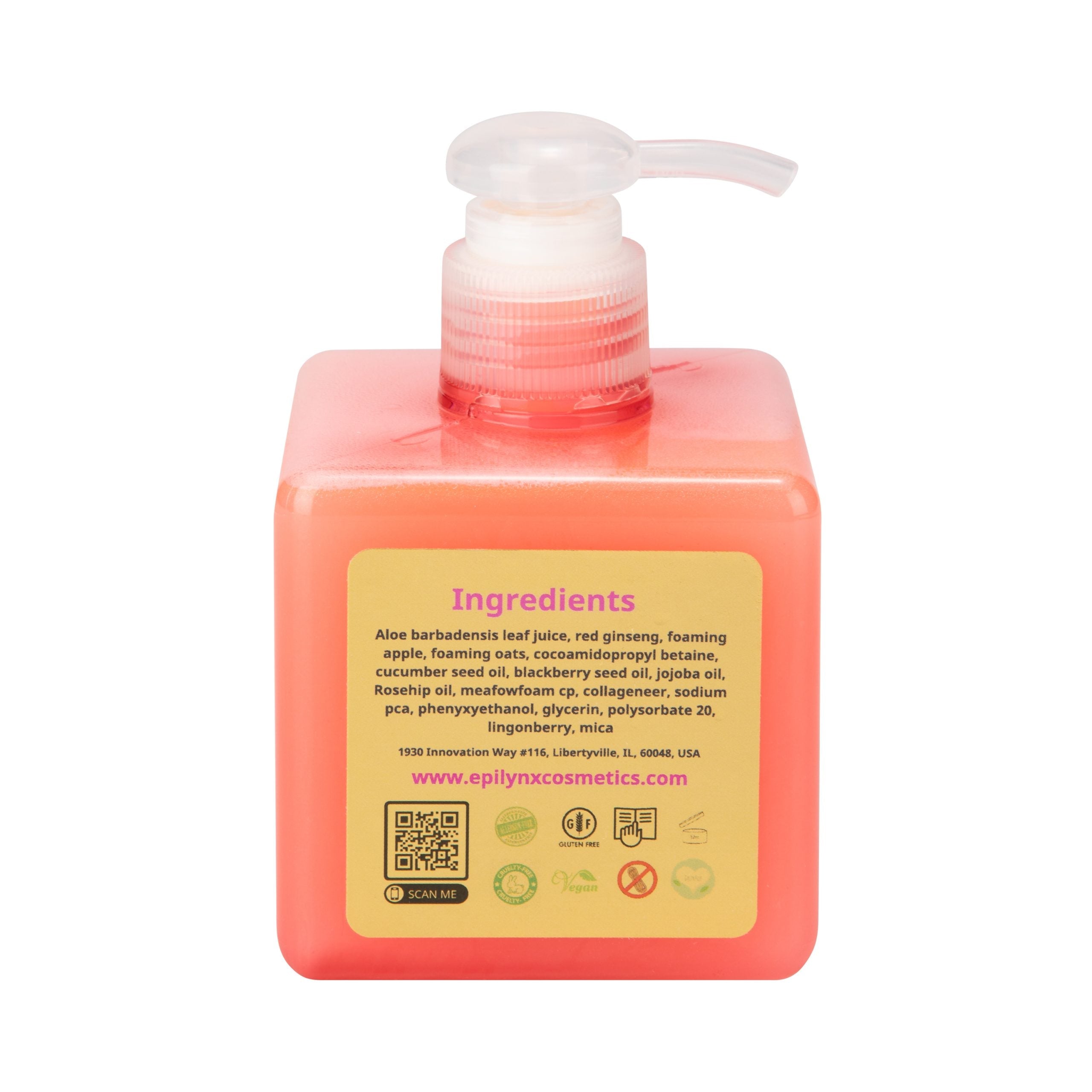 Gentle Hydrating Facial Cleanser – Aloe, Cucumber & Antioxidants